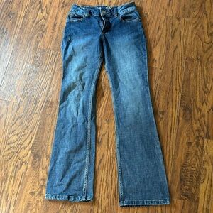 Wrangler Blue Boot Cut Jeans Classic Style